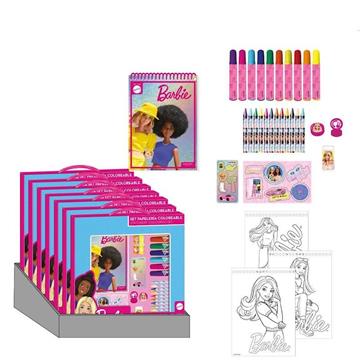 Imagen de Conjunto de papelería Coloreable Barbie 30.0 X 30.0 X 2.5 Cm
