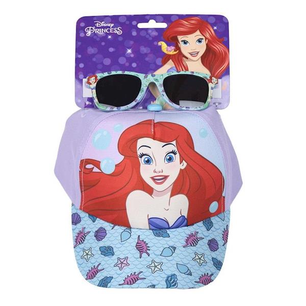Imagen de Gorra 53 cm y gafas de sol infantiles Princesas Disney
