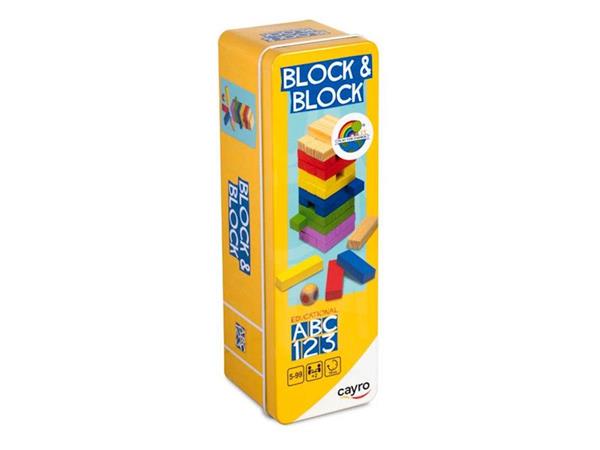 Imagen de Juego Block a Block en caja de metal. 36 piezas. Habilidad, pulso firme y decisión