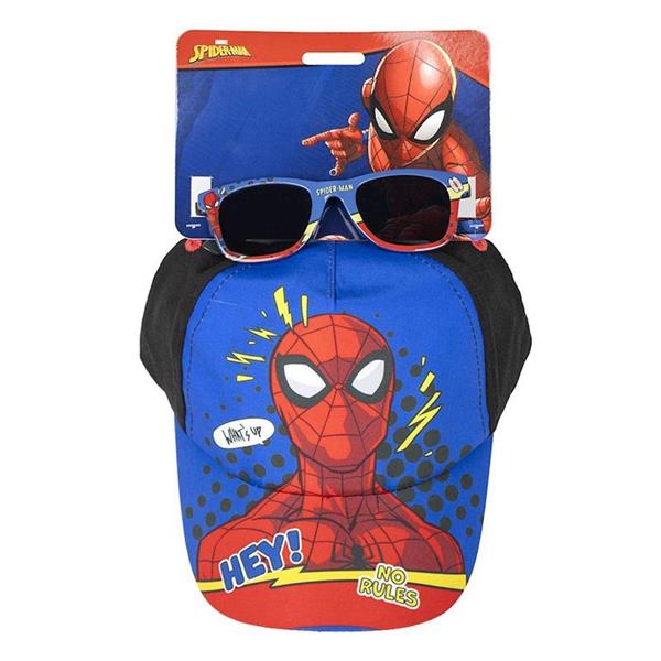 Imagen de Gorra 53 cm y gafas de sol infantiles Spiderman