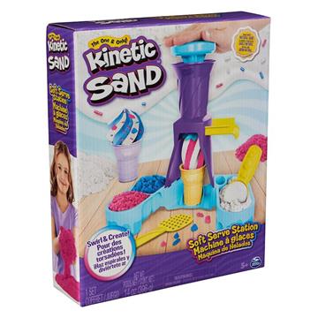 Imagen de Máquina de helados Kinetic Sand. Incluye 396 g de Arena (Azul,Rosa y Blanca) 22,9x6,6x27,9 cm