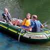 Imagen de Barca para 3 personas Seahawk con 3 cámaras de aire + remos con mango de aluminio + bomba de hinchado + accessorios 295X137X43 cm