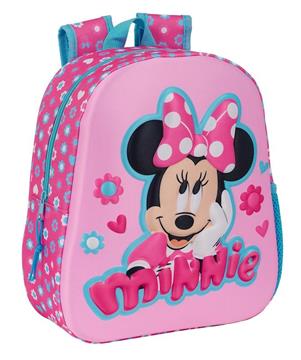 Imagen de Mochila 3D Minnie Mouse 27X33X10 Cm