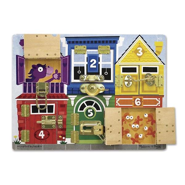 Imagen de Tablero Pestillos Madera Melissa & Doug