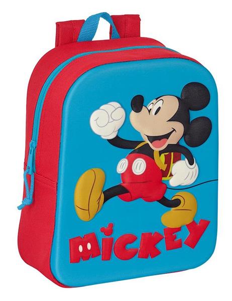 Imagen de Mickey Mouse Mochila Guarderia 3D Safta