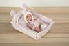 Imagen de Muñeca Elegance Natal Rosa con Cunita de 33 cm