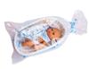 Imagen de muñeco baby smile canastilla azul