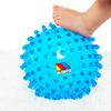 Imagen de Bola sensorial 20 cm azul. Con colores y textura suave para la diversión y aprendizaje de los bebes.