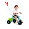 Imagen de Triciclo Baby Azul con ruedas de goma. 124x60x1 cm. Con cinturón de seguridad y cubeta.