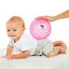 Imagen de Bola sensorial 20 cm rosa. Con colores y textura suave para la diversión y aprendizaje de los bebes.