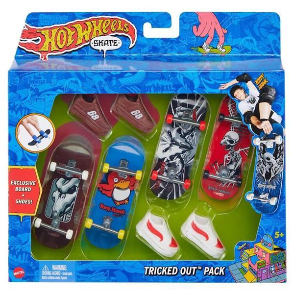 Imagen de Skate Hot Wheels Pack 4 Fingerboard