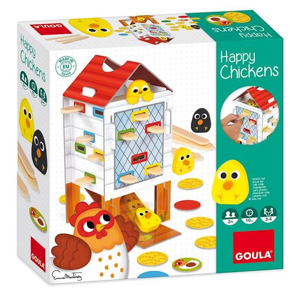 Imagen de Happy Chicken Juego de Madera Goula