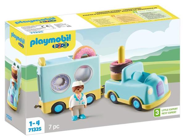 Imagen de Playmobil Camión de Dónut 1 2 3 Estimulación para Niños con Accesorios