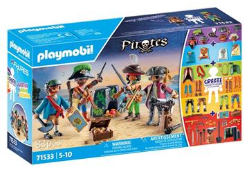 Imagen de Figuas piratas con accesorios Playmobil Pirates