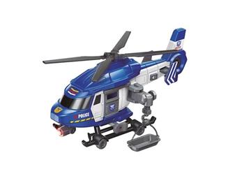 Imagen de Helicóptero policía fricción con luces y sonidos 29x9'5x14cm 