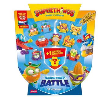 Imagen de Figura Superthings Kazoom Power Battle Five Pack, incluye 5 figuras (3 normales, 1 silver y 1 sorpresa) - Modelos surtidos