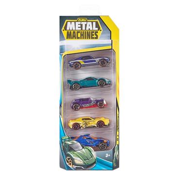 Imagen de Pack 5 Coches Metal Machines Zuru