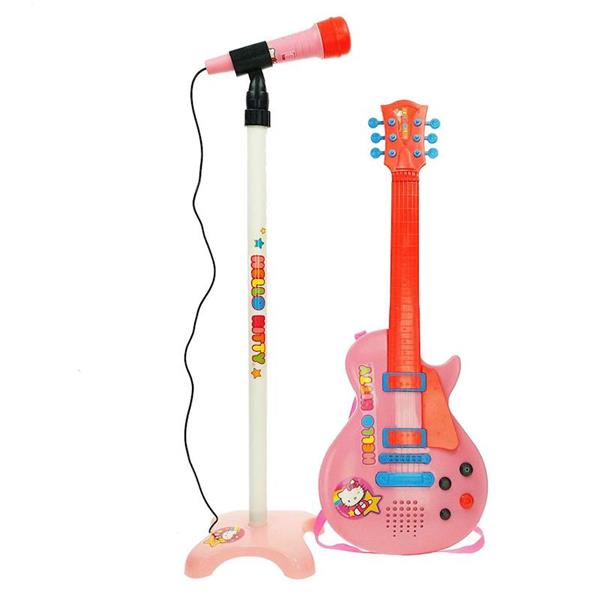 Imagen de Guitarra Y Micrófono Reig Hello Kitty