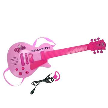 Imagen de Guitarra Electrónica Con Micro Hello Kitty