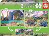 Imagen de Puzzle 2X100 Dino World Educa