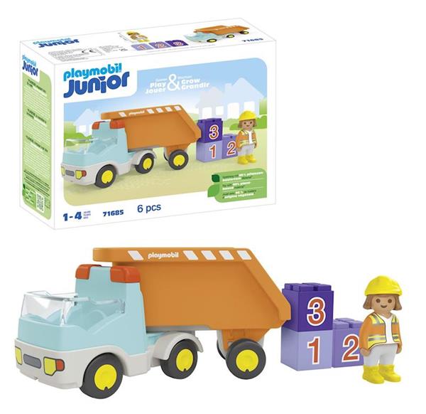 Imagen de Camión de construcción Playmobil Junior.
