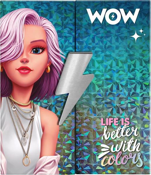 Imagen de Paleta de Maquillaje Wow Generation con 10 sombras, colorete e iluminador