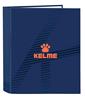 Imagen de Carpeta F. 4 Anillas 35Mm Lomo Ancho Kelme "Navy Blue" 27X33X6