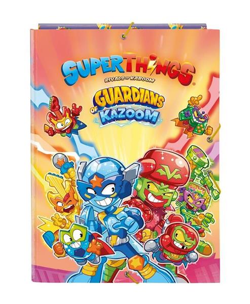 Imagen de Carpeta Folio 3 Solapas Superthings Guardians Of Kazoom 26X33,5X2,5Cm