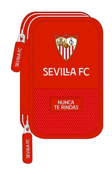 Imagen de Plumier Doble Pqño 28 Pcs Sevilla Fc 12,5X19,5X4Cm