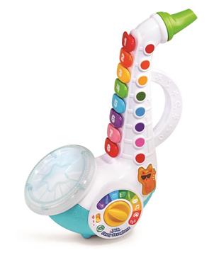 Imagen de Saxofon infantil colores musicales con gran variedad de sonidos y 8 botones para reproducir notas musicales