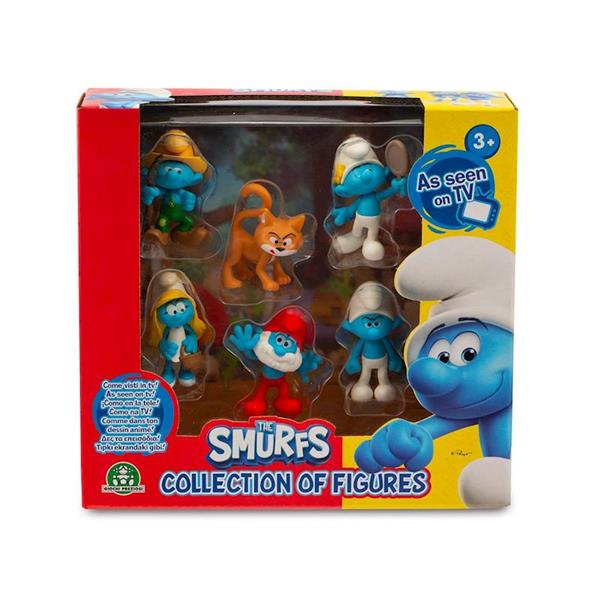 Imagen de Figura Pitufos pack con 6 figuras 5 cm. - Modelos surtidos