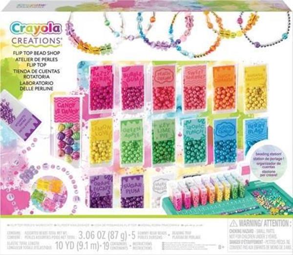 Imagen de Laboratorio de Perlitas para crear joyas. 2500 abalorios en colores variados. 25,5x30,5x5 Cm