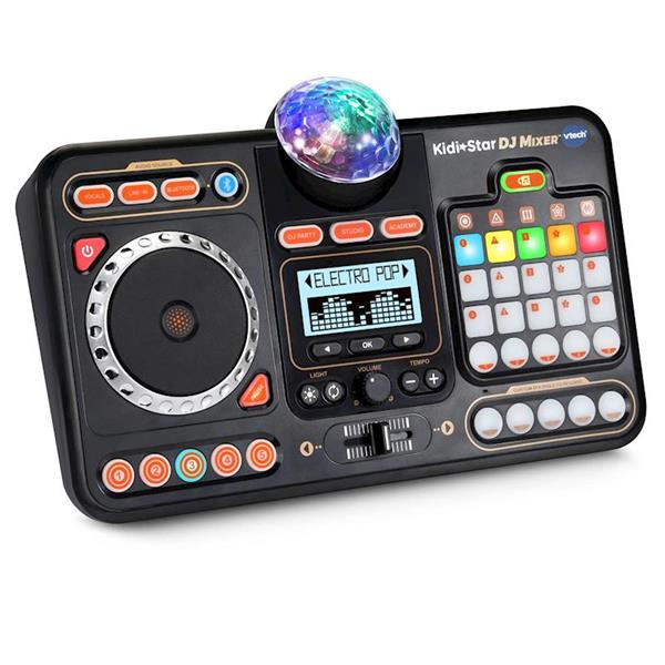 Imagen de Mesa de mezclas Kidi DJ Mix con luces, sonidos y un disco giratorio para hacer scratch ¡graba tus propias mezclas!