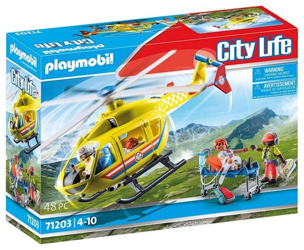 Imagen de Playmobil City Life Helicóptero de Rescate