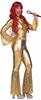 Imagen de Disfraz Adulto Mono Disco Oro Talla M-L Viving Costumes