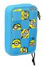 Imagen de Plumier Doble Pqño 28 Pcs Minions "Minionstatic" 12,5X19,5X4Cm