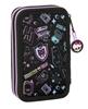 Imagen de Plumier Doble Pqño 28 Pcs Monster High 12,5X19,5X4Cm