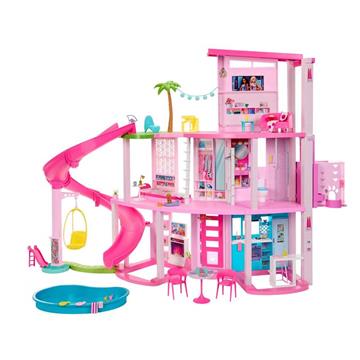 Imagen de Casa de Barbie Dreamhouse con 3 plantas, 75 muebles y accesorios.