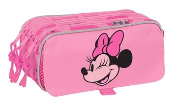 Imagen de Portatodo Triple Big Minnie Mouse Loving 21,5X10X8 Cm