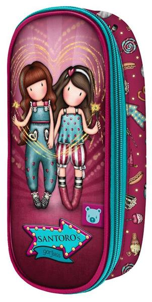 Imagen de Portatodo Con Cremallera Gorjuss™ Fairground "Fireworks" 10X23X6Cm