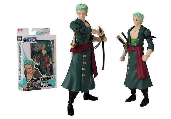 Imagen de Figura Articulada Anime Heroes One Piece Zoro 17 cm