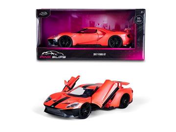 Imagen de Coche Pink Slips 2017 Ford Gt Escala 1:24 Rueda Libre con Puertas que se Abren Smoby 253293001