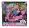 Imagen de Muñeca Steffi con Scooter Simba Smoby