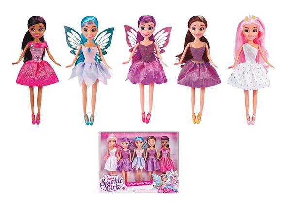 Imagen de Muñeca Sparkle Girlz pack princesas 25 cm