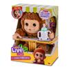 Imagen de Mascota My Baby Monkey Little Live Pets superinteractivo con más de 40 sonidos y reacciones ¡le encanta columpiarse!