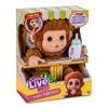 Imagen de Mascota My Baby Monkey Little Live Pets superinteractivo con más de 40 sonidos y reacciones ¡le encanta columpiarse!