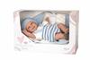 Imagen de Babyto Azul Muñeca Elegance 35 Cm