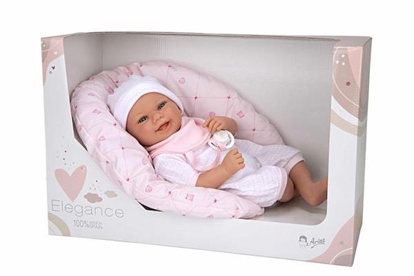 Imagen de Muñeca Elegance Edur Rosa Con Cojín de 40 cm