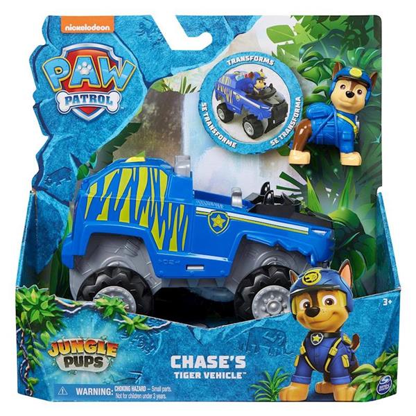 Imagen de Vehículo Paw Patrol Jungle Incluye una Figura. 23,18x22,86x9,84 cm - Modelos surtidos