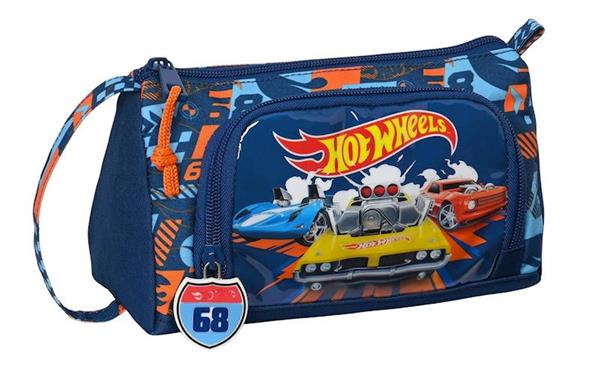 Imagen de Portatodo Con Bolsillo Desplegable Lleno Hot Wheels "Speed Club" 20X11X8,5